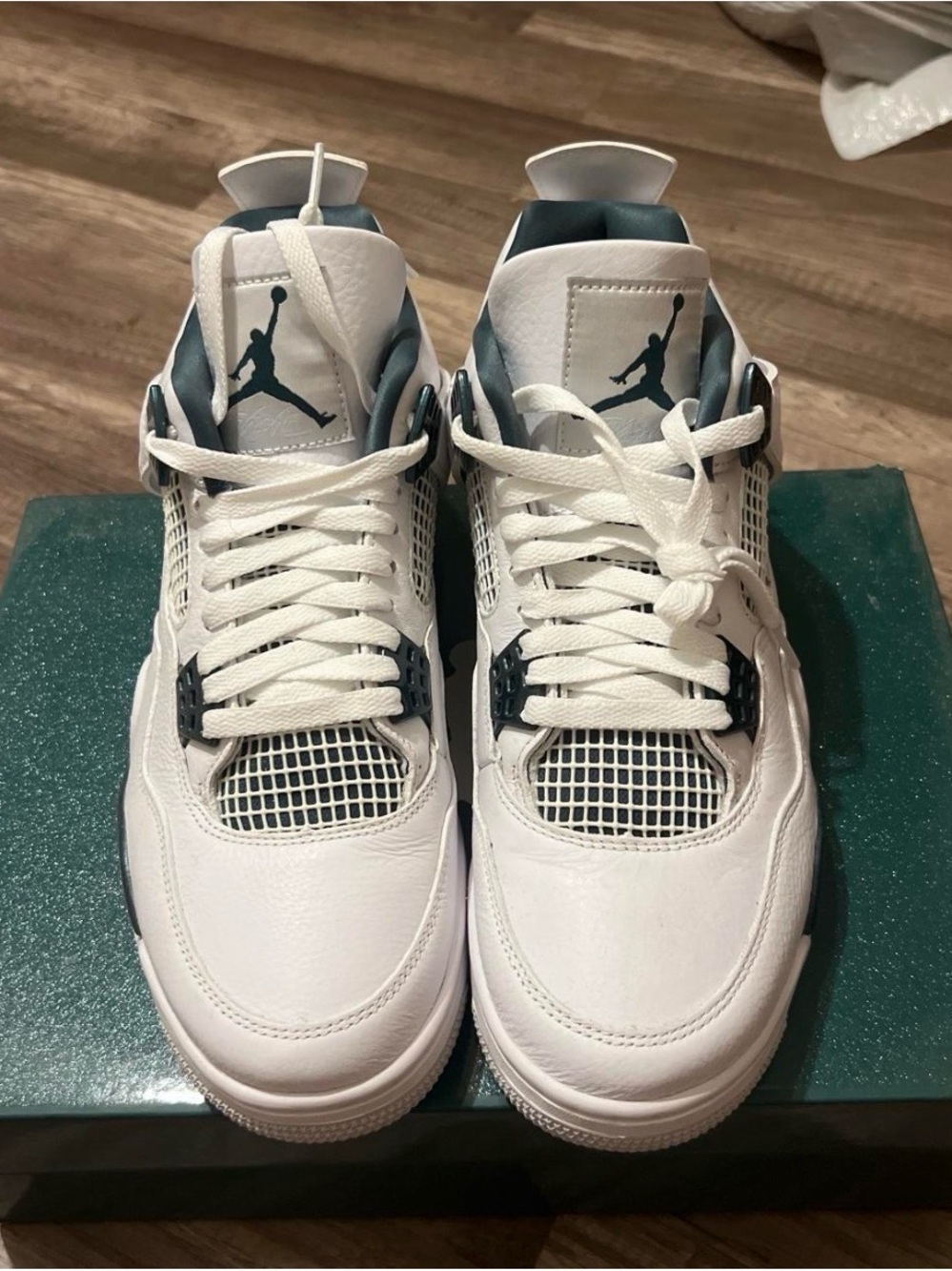 Air Jordan 4 Retro White oxidized Men's Sneakers